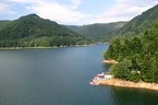 Lake and Vidraru Dam