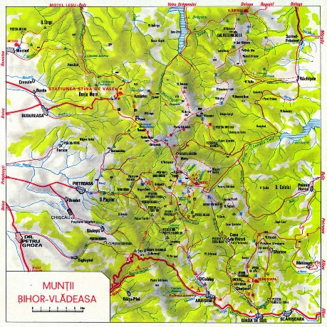 Harta Bihor Vladeasa