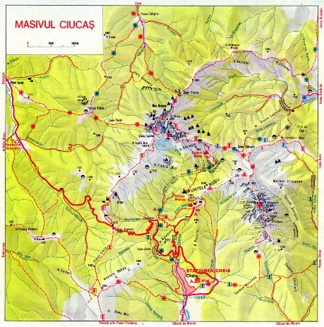 Harta Masiv Ciucas