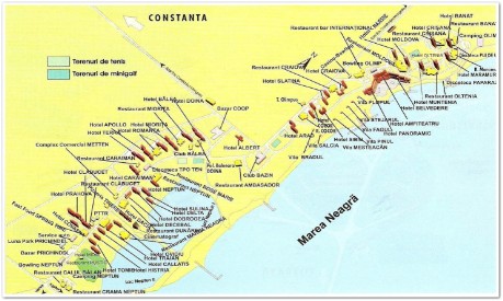 Harta statiuni litoral